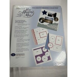 Creative Memories Classic Photo Mounting Paper Packs 10x12 -26 Pages- 1998
